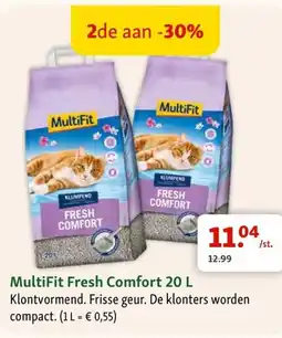 Maxi Zoo MultiFit Fresh Comfort 20 L aanbieding