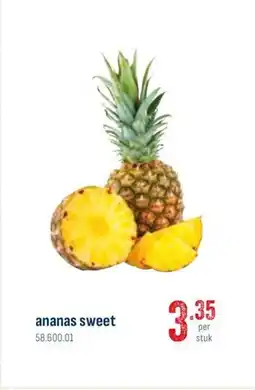 Horeca totaal Ananas sweet aanbieding
