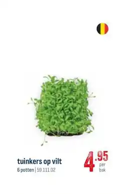 Horeca totaal Tuinkers op vilt aanbieding