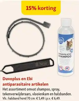 Maxi Zoo Duvoplus en Ebi antiparasitaire artikelen aanbieding
