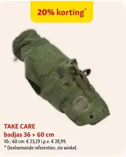 Maxi Zoo Take care badjas 36> 60 cm aanbieding