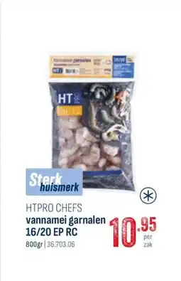 Horeca totaal Htpro chefs vannamei garnalen 16/20 EP RC aanbieding
