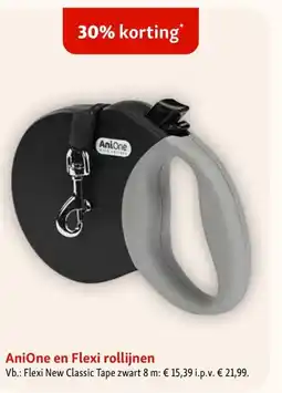 Maxi Zoo AniOne en Flexi rollijnen aanbieding