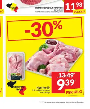 Intermarché Heel konijn aanbieding