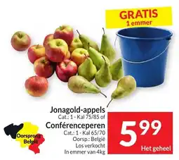 Intermarché Jonagold-appels Conférenceperen aanbieding