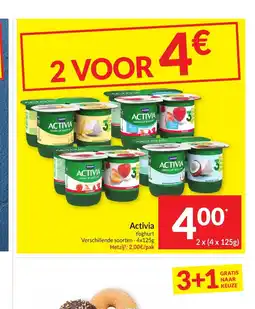 Intermarché Activia aanbieding