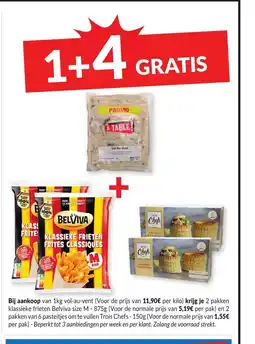 Intermarché Bij aankoop 11.90€ krijg je 5.119 €1.55€ aanbieding