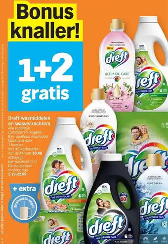 Dreft wasmiddelen en wasverzachters