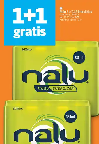 Nalu 6 x 0.33 literblikjes