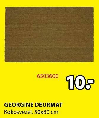 Jysk Georgine deurmat aanbieding