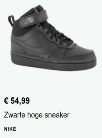 Nike Zwarte hoge sneaker