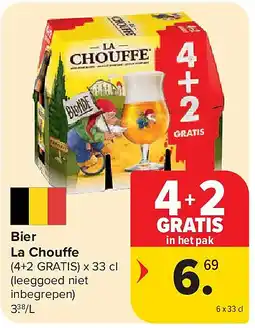 Carrefour Bier La Chouffe aanbieding