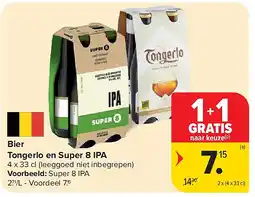 Carrefour Bier Tongerlo en Super 8 IPA aanbieding