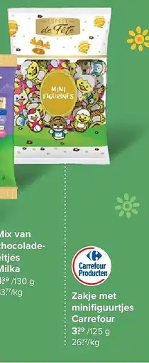 Carrefour Zakje met minifi guurtjes Carrefour aanbieding