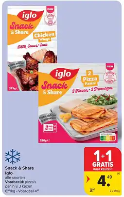 Carrefour Snack & Share Iglo aanbieding