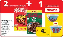 Carrefour Ontbijtgranen Kellogg’s aanbieding