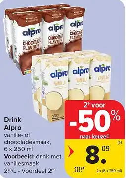 Carrefour Drink Alpro aanbieding