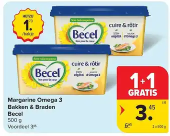 Margarine Omega 3 Bakken & Braden Becel