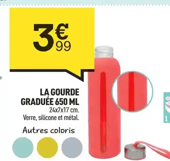 Centrakor La gourde graduee 650 ml 24x7x17 cm aanbieding