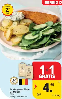 Carrefour Aardappelen Bintje De Belgen aanbieding