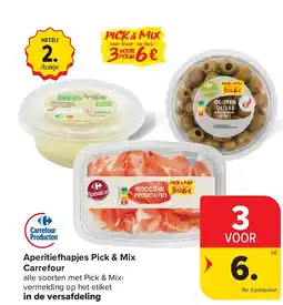 Carrefour Aperitiefhapjes Pick & Mix Carrefour aanbieding