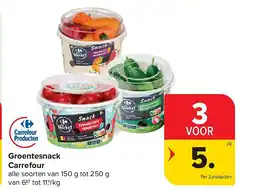 Carrefour Groentesnack Carrefour aanbieding