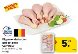 Carrefour Kippenonderbouten Budget pack Carrefour aanbieding