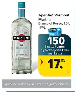 Carrefour Aperitief Vermout Martini aanbieding