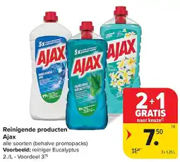 Carrefour Reinigende producten Ajax aanbieding