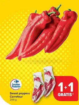 Carrefour Sweet peppers Carrefour aanbieding