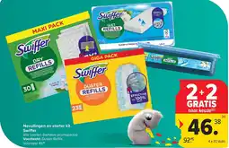 Carrefour Navullingen en starter kit Swiffer aanbieding