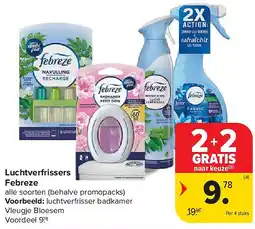 Carrefour Luchtverfrissers Febreze aanbieding