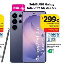 Carrefour SAMSUNG Galaxy S26 Ultra 5G 256 GB aanbieding