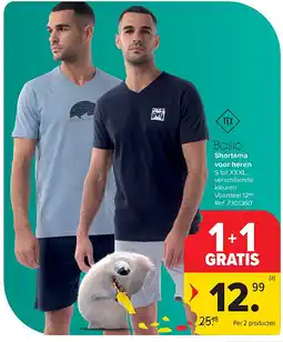 Carrefour Shortama voor heren aanbieding