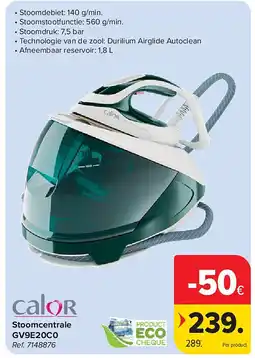 Carrefour Stoomcentrale GV9E20C0 aanbieding
