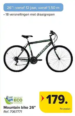 Carrefour Mountain bike 26” aanbieding