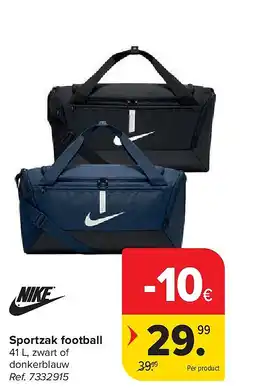 Carrefour Sportzak football aanbieding
