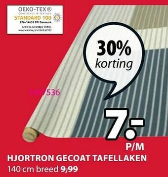 Jysk Hjortron gecoat tafellaken aanbieding