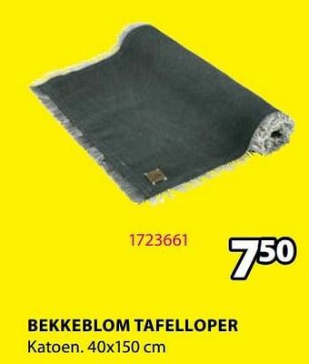 Bekkeblom tafelloper