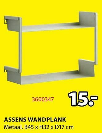 Jysk Assens wandplank aanbieding