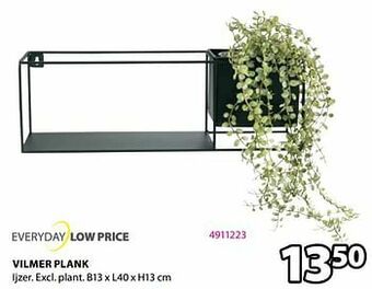 Jysk Vilmer plank aanbieding