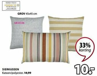 Sierkussen grov