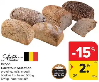 Carrefour Brood Carrefour Selection aanbieding