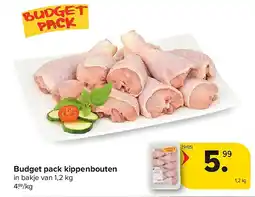 Carrefour Budget pack kippenbouten aanbieding
