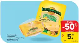 Carrefour Kaas in sneetjes Leerdammer aanbieding