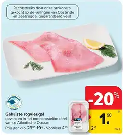 Carrefour Gekuiste rogvleugel aanbieding
