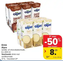 Carrefour Drink Alpro aanbieding
