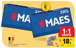 Carrefour Krat bier Maes aanbieding