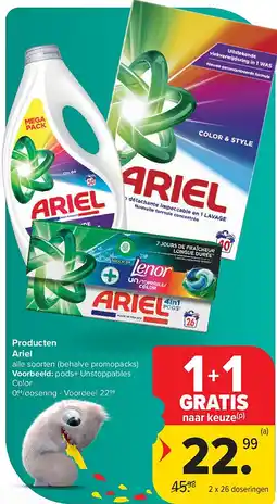 Carrefour Producten Ariel aanbieding