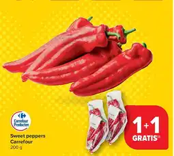 Carrefour Sweet peppers Carrefour aanbieding